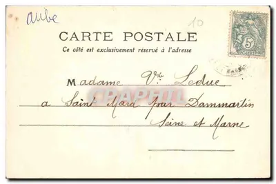 Troyes, Jubé da Igreja da Madeleine — editor Albed, n°31 — Verso
