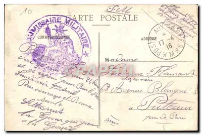 Troyes - Widok na wschód (widok z katedry) — nr 160 — wydawca nieznany — Rewers