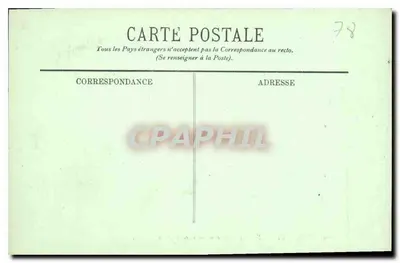 Rambouillet — O Castelo — Fachada Norte — LL. — Verso