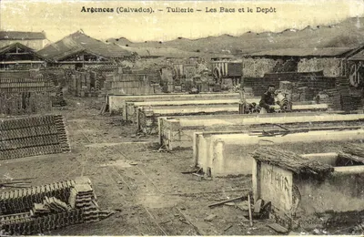 Argences (Calvados) — Tijolaria — Os Bacs e o Depósito — Editor C. Gröll