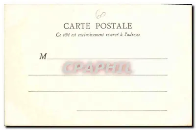 Castelo de Chantilly — No Parque — B. F. PARIS — Verso