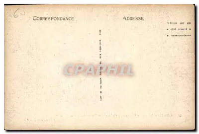 Compiègne — Zamek — Gabinet pracy Napoleona I — LL — Rewers
