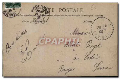 Zamek w Pierrefonds — widok panoramiczny — wydawca nieznany, numer serii nieodczytelny — Rewers