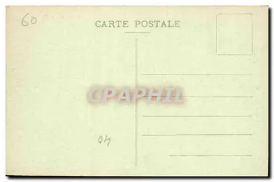 Compiègne — Zamek i Terrasy — Wyd. Bauteau, Compiègne — Rewers