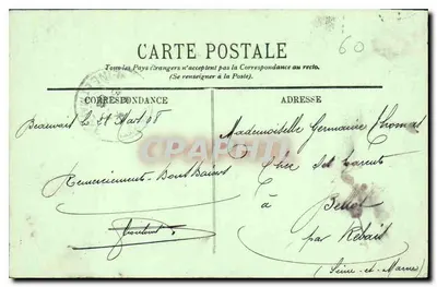 Beauvais — O Hotel de Ville — A Investidura do Prefeito (século XIV) — Diogène Maillart — LL — Verso