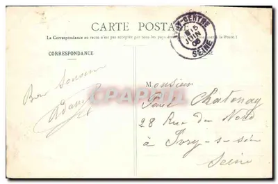 Tours — Hotel de Ville — Sala Festiwna — wydawca Call, R. et L. — Rewers