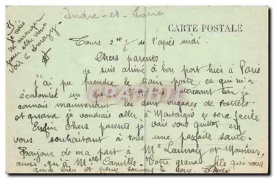 Tours — A Catedral — Livraria Imperial Maltona, n°48 — Verso