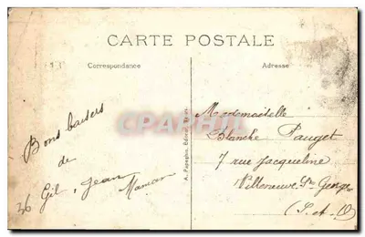 Tours (Loire-et-Loire) — Liceum, Hotel Wielkiego Dowództwa i Katedra — A. Papeghn, Wydawca Tours, nr 206 — Rewers