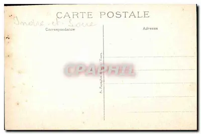 Amboise (Indre-et-Loire) — Kościół Świętego Denisa — Mise au Tombeau — A P — Rewers