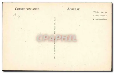 Caen — Kominek z XVII wieku — Muzeum Antyków Normandii — L.L. n°198 — Rewers