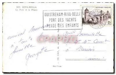 Port i far — OUISTREHAM-RIVA-BELLA — Réal-Photo — Rewers