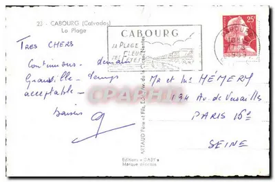 CABOURG — Plaża — Wydawnictwo Gaby — Rewers