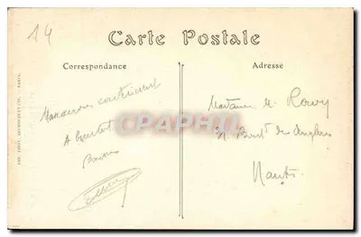 Caen — Klasztor (dawna Abpia Hommes), Klasztor i Wieże Katedry Świętego Etienne — ND. Phot. — Rewers