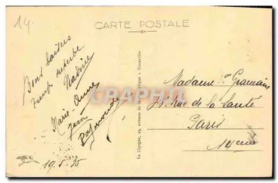 Lisieux - La Rue de la Paix — editor no identificado, n° de serie 8 — Reverso