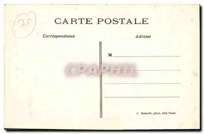 Poissy — Igreja de Nossa Senhora, Sepulcro Sagrado do Século XVI — C. M. — Verso