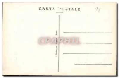 Maisons-Laffitte — Zamek z XVII wieku — A.C. 35 — Fototyp 'Aurélie' Paryż — Rewers
