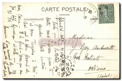 Lourdes - Widok na rzekę Gave i Bazylikę — Fantotype Labonne Frères, Pau, 791 — Rewers