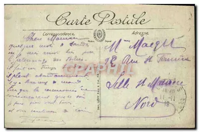 Lourdes — La Basilique — LL. — Imp. Lévy fils & Cie — Verso