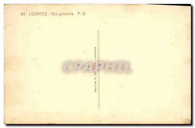 Lourdes — Ogólny widok — Wydawnictwo P. Doucet — Rewers