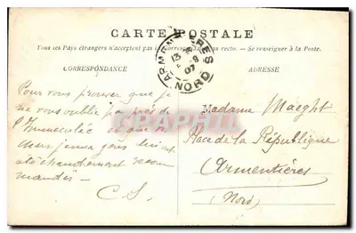Lourdes — A primeira Estação do Calvário — editor não visível — Verso