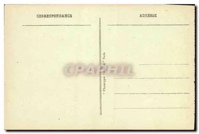 St-GERMAIN-en-LAYE — Pejzaż z tarasu (nad doliną Seiny) — Phototype L'Abîte, Paryż, nr 98 — Rewers