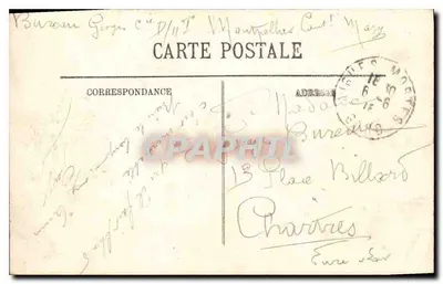Aigues-Mortes — Os Muros ao Sul — LL. — Verso