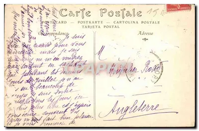 AIGUES-MORTES — Ogólny widok Zamek, zdjęcie z wschodu — ND Phot. — Rewers