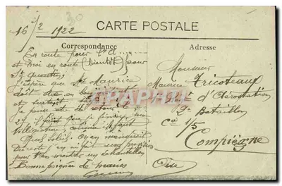 Nîmes — Ogród Fontaine, figura 'W drodze ku Miłosierdziu' — A.R. n°84 — Rewers