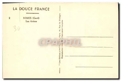 Les Arènes — Nîmes (Gard) — Éditions d'Art YVON — Rewers