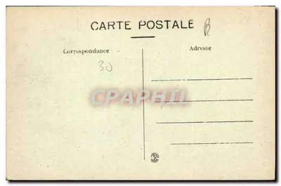 Nîmes — Ogród Fontaine, ogólny widok — A.R. nr 13 — Rewers