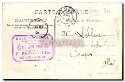 Nîmes — Ogólny widok fontanny — Phototyp. E. Lacnur — Marsylia, nr 181 — Rewers
