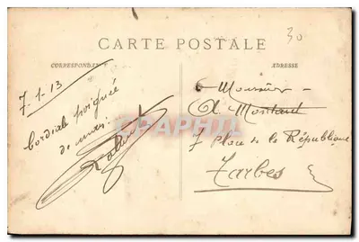Nîmes - Jardins da Fontaine - A Fonte — P. Ruat, editor, Marselha — Verso