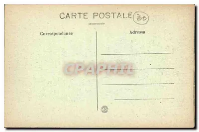 Nîmes — Ogród Fontaine — A.R. nr 17 — Rewers