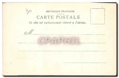Nîmes — Nieśmiertelność Pradier — Maison Universelle & Nouvelles Galeries Nîmes, nr 33 — Rewers