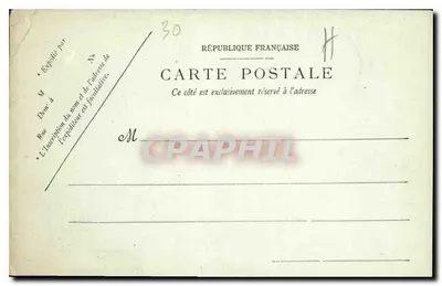 Nîmes — Jardim da Fonte — Estátua da Fonte — LL. — n°14 — Verso