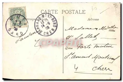 Nîmes. Zewnętrzne strony Areny — J.B.E.N.P. n°1 — Rewers