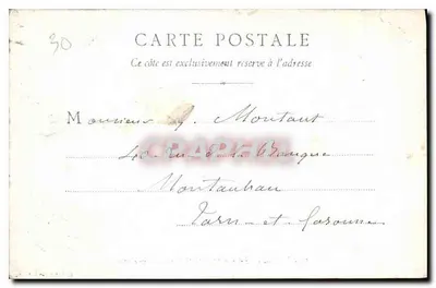 Nîmes - Giardino della Fontaine. Nymfeo — Jeanne Curriès, n°121 — Verso