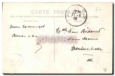 Nîmes - A Torre Magne — ruínas de um edifício antigo — Fototipo E. Lacour, Marselha, n° 175 — Verso