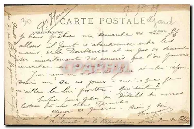 Nîmes — La Maison Carrée — P. Béraz, wydawca, Nîmes, nr 2338 — Rewers