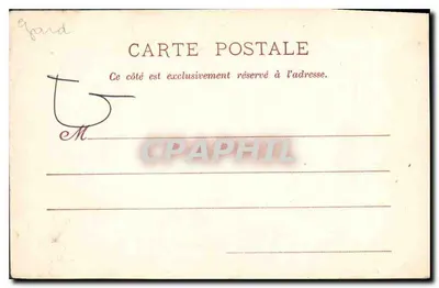 Uzès - O Pavilhão Racine — Émile Peladan, Uzès — Verso
