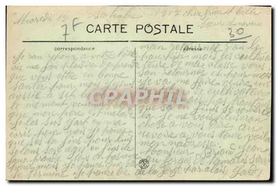 Nîmes — Les Arènes, widok z wnętrza — A.R. — Rewers