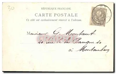 Nîmes — Fontaine Pradier — Maison Universelle, Nouvelles Galeries — Rückseite