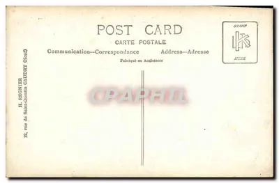 Retrato de un hombre en traje — estudio — H. Recnier, rue de Saint-Quentin, Caudry (Nord) — Reverso