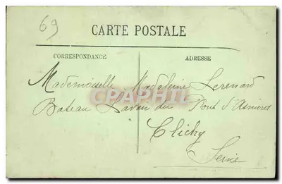 LYON — O Monumento Carnot — editor anônimo, n° 38 — Verso