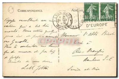 Lyon - Najświętsza Maryja Panny Fourvière - Absydę - LL — Rewers