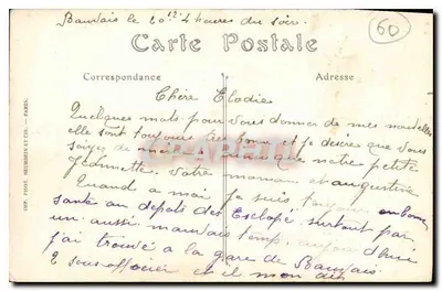 Beauvais — Widok na katedrę zbudowaną z planów Soufflot w katedrze św. Etienne — ND-Photo — Rewers