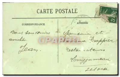 Chantilly — El Jardín de la Volière — LL, n°111 — Reverso