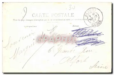 Nîmes — Uiterkant van de Arenes — J.B.E.N.P. — Achterkant