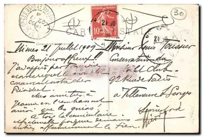 Nîmes — Areny — P. Ruat, wyd., Marsylia, nr 1198 — Rewers