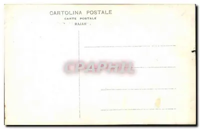 Uśmiechnięta kobieta — ogród — Cartolina Postale Rajar — Rewers